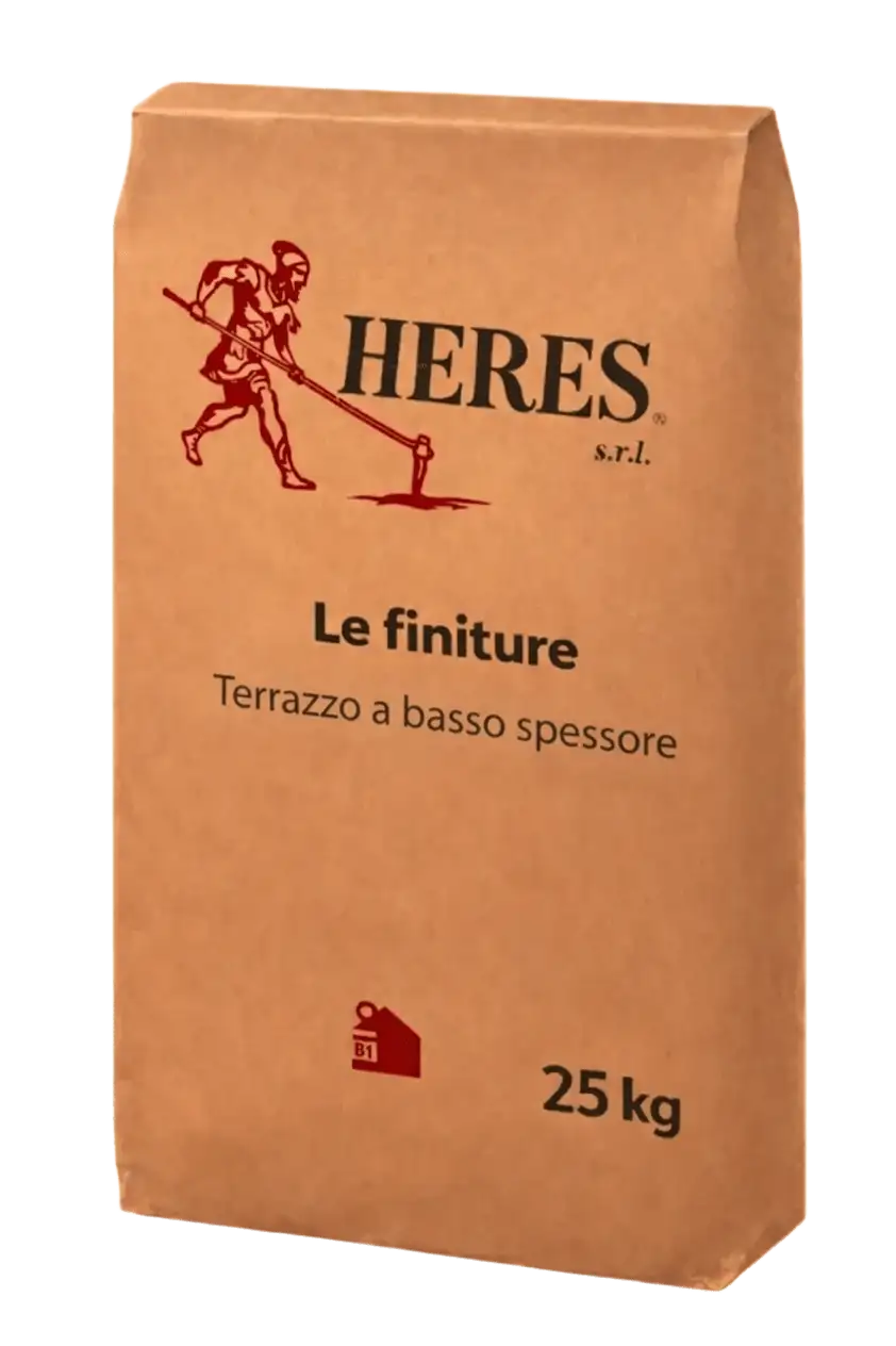 Terrazzo basso spessore Heres per pavimenti continui senza demolizione